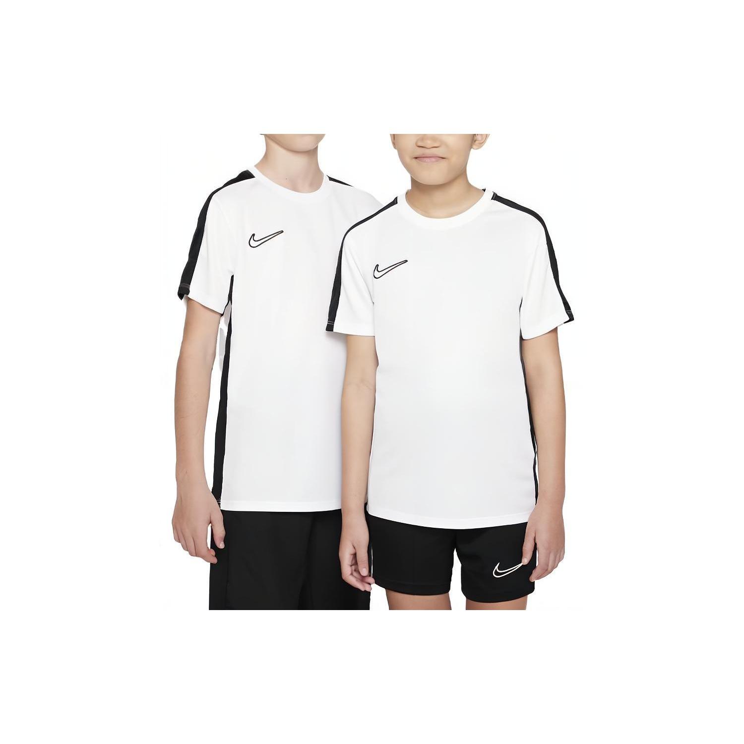 (GS) Nike Dri-FIT Academy23 Football T-shirt White Black Kids DX5482-100 XL