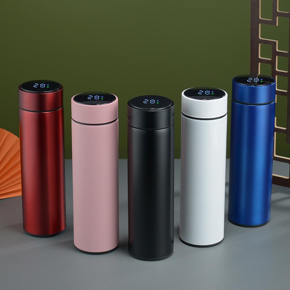 Smart Thermos Cup With Temperature Display 304 Stainless Steel Thermal Insulation Water Cup, Male Digital Display Thermos Cup