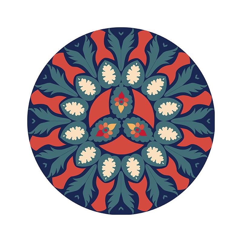 Anti-scalding Insulation Pad Bohemia Coaster Custom Absorbent Dinner Plate Mats Non-slip Tea Pads Placemat Kitchen Tableware