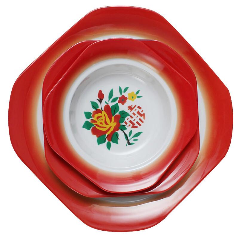 ZISIZ Melamine Restaurant Serving Plate