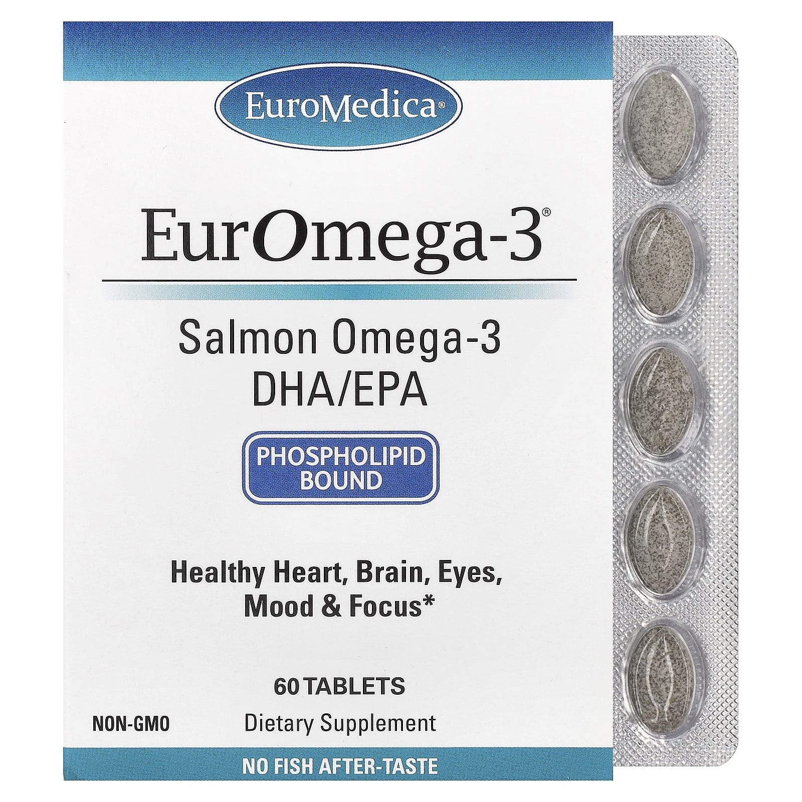 

EuroMedica, EuroOmega-3®, 60 tablets