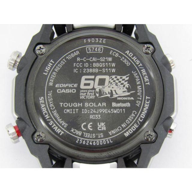 Used CASIO Casio EDIFICE Honda F1 First Victory 60th Anniversary Collaboration Model ECB-2300HR-1AJR Tough Solar Watch AC26914