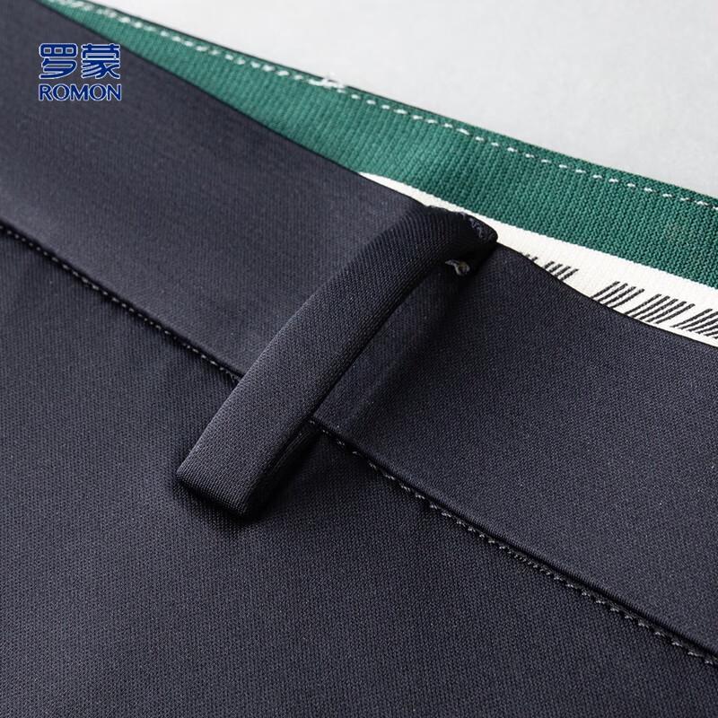 Men's Ice Silk Straight Fit Business Casual Pants with Mulberry Silk