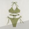 Damen Split Bikini Badeanzug Sport Badeanzug
