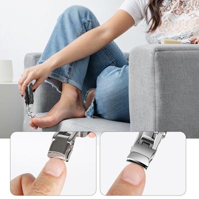 Angled Head Nail Clippers Nail Cutter Large Opening Toenail Clippers Stainless Steel Fingernail Trimmer Toenail Clippers
