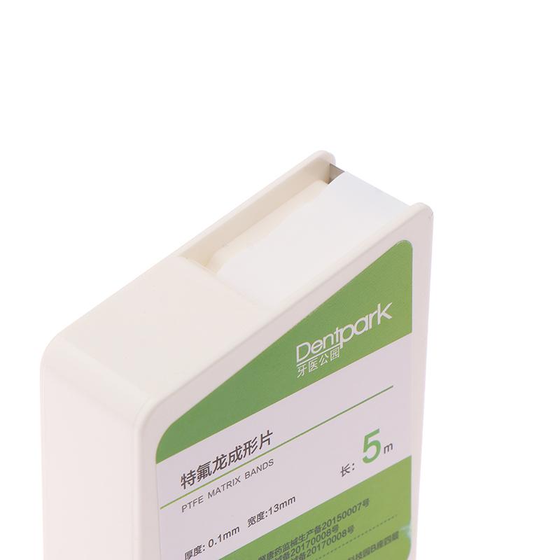 5M Dental Teflon Matrix Bands White Ptfe Raw Material Belt Contoured Matrices Thickness 0.1Mm Dentistry Materials