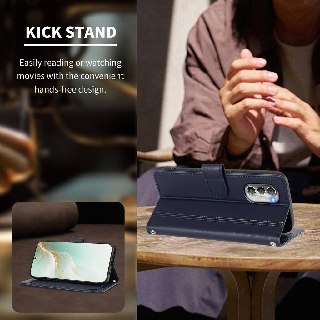 Wallet Case for Motorola Moto Edge 2026 G Stylus 5G 2025 Edge 60 Stylus X30 G67 G77 G87 G Power Cover Slim Flip Magnetic Clasp