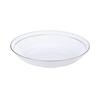 Ceramic Gold Rim Bone China Tableware Set - Microwave Safe Deep Plate, Rice Bowl for Home and Hotel Use.