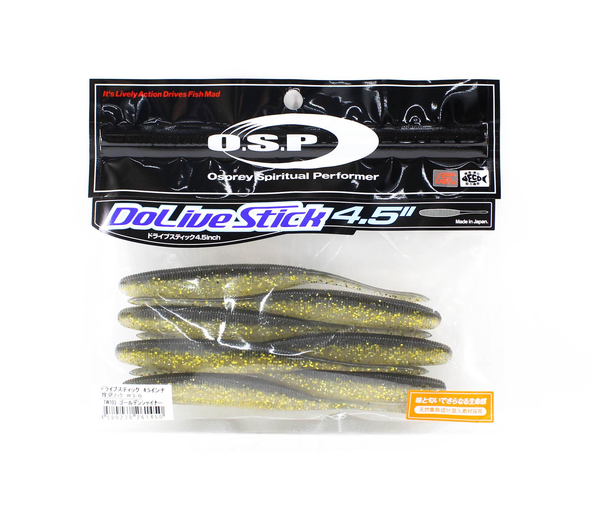 

OSP Soft Lure Dolive Stick 4,5 дюйма TW-103 (1450 рік)