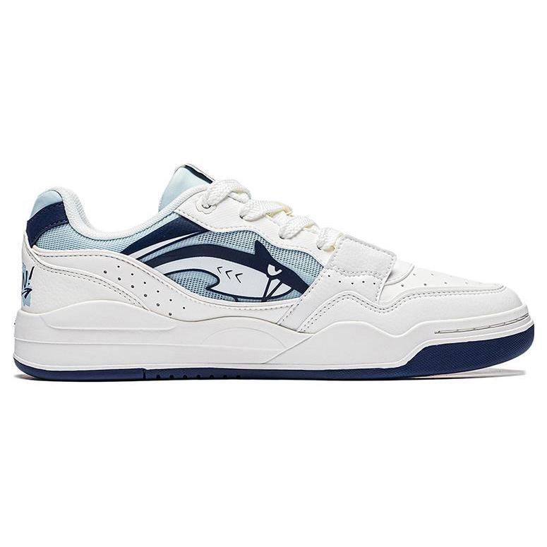 Li Ning Yuebai Ocean Cushioning Lightweight Cushioning Lightweight Low top Skateboard Shoes Men's White AGCS251-16