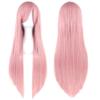 80cm Long Synthetic Hair Heat Resistance Anime Straight Hairpiece Halloween Cosplay Wigs  for Women