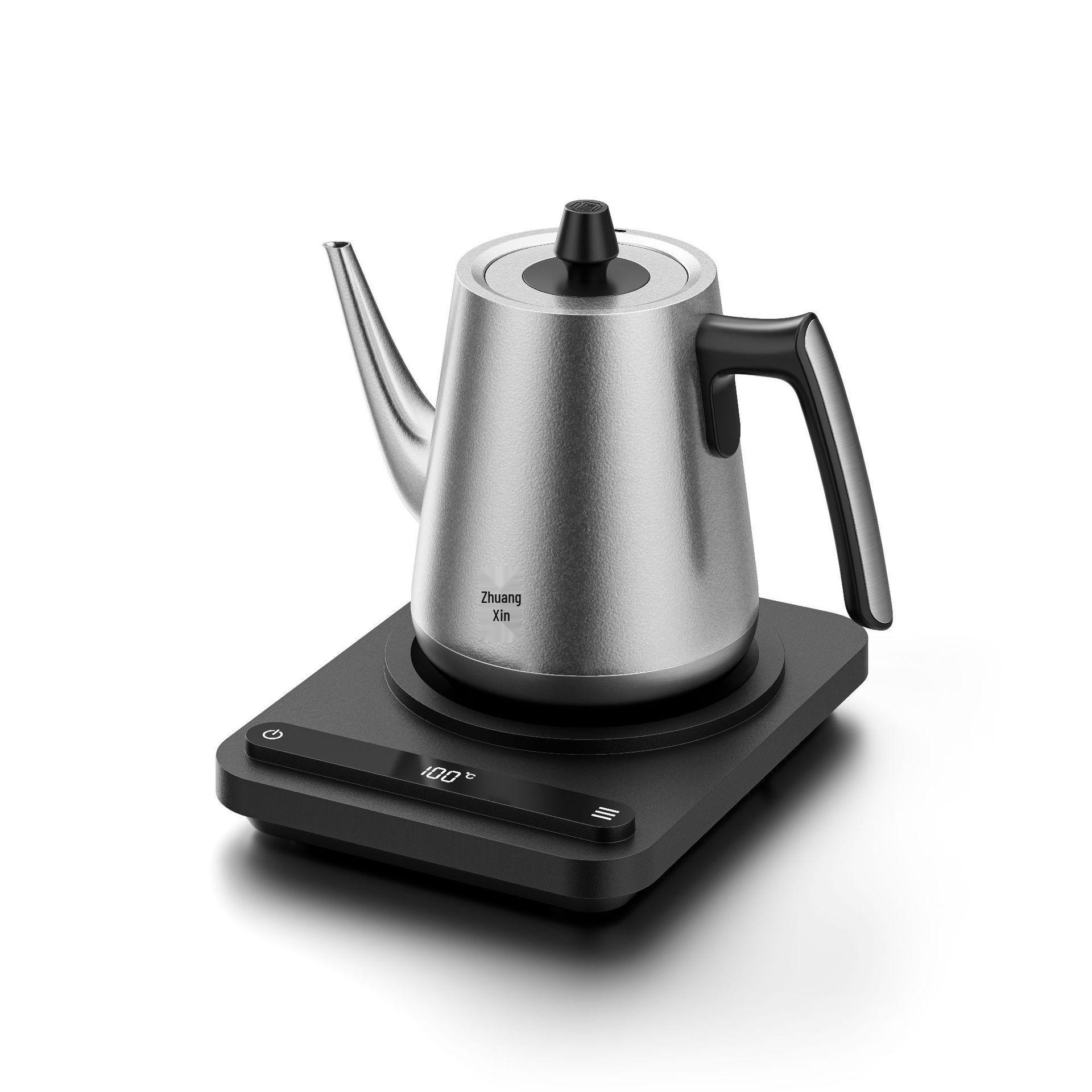 Zhuangxin A06 Titanium Electric Kettle: Adjustable Temperature, Auto Water Fill, Constant Heat & Insulation.