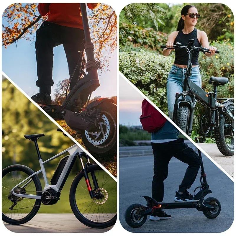 ZOOM E-BIKE Hydraulic Disc Brake 2-Pistons Oil Hydraulic Disc Brake Scooter Folding Bike Front/Rear 1110/1850mm Power Off