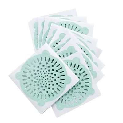 20 stücke Einweg Haar Waschbecken Sieb Aufkleber Küche Bad Ablauf Abdeckung Net