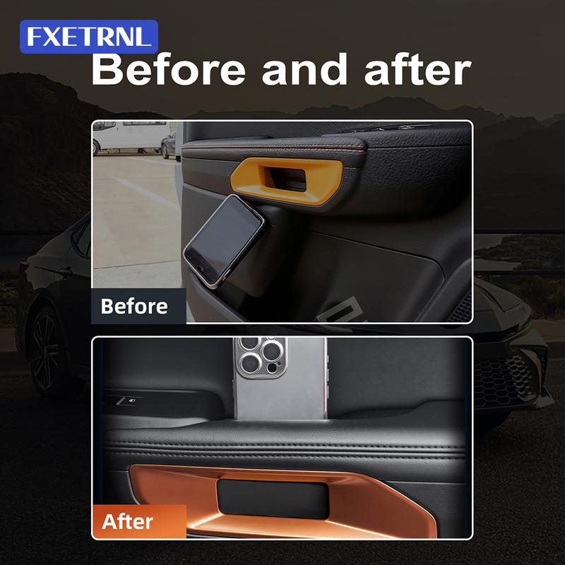 Silicone Pour Ford Ranger 2023 2024 2025 Boîte de Rangement Organisateur de Poignée de Porte de Voiture Plateau Accessoires de Modification d'Intérieur Automobile