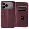 Flip Magnetic Multi Cards Solt Leather Wallet Leather Case For iPhone 17 Pro Max 16 Plus 15 14 13 12 11 Bag Pocket Purse Cover