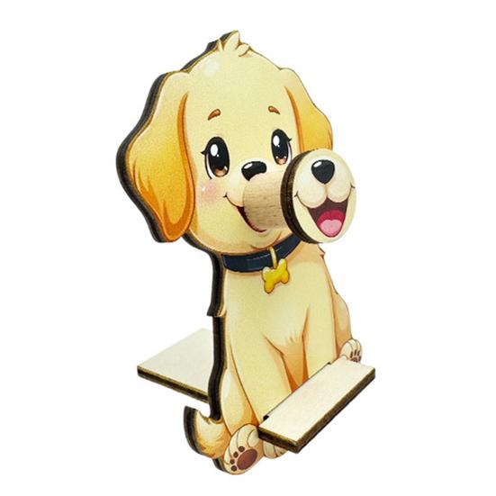 Cute Wooden Animal Glasses Holder, Cartoon Duck Dog Cow Sunglasses Display Stand, Desktop Eyeglass Holder Rack for Home Office Desk Decor D