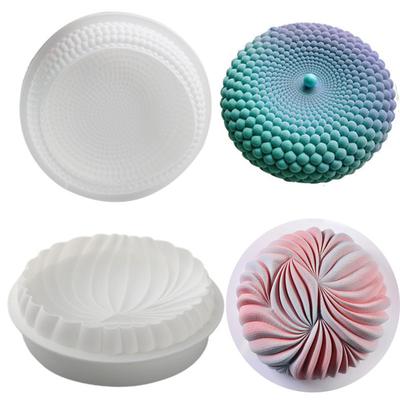 Ronde Mousse Taartvorm Voor Het Bakken Grote Duinen Siliconen Vorm 3D Geometrische Parels Patisserie Gereedschap Voor Chocolade Keukenaccessoires