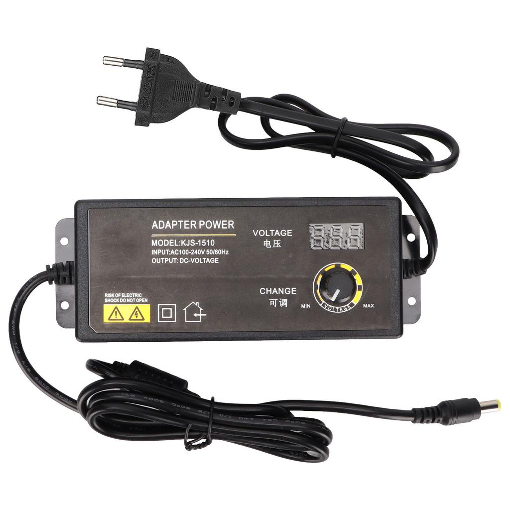 Power Adapter 90W 8A 3V To 12V Adjustable AC To DC Converter with LED Digital Display For LCD