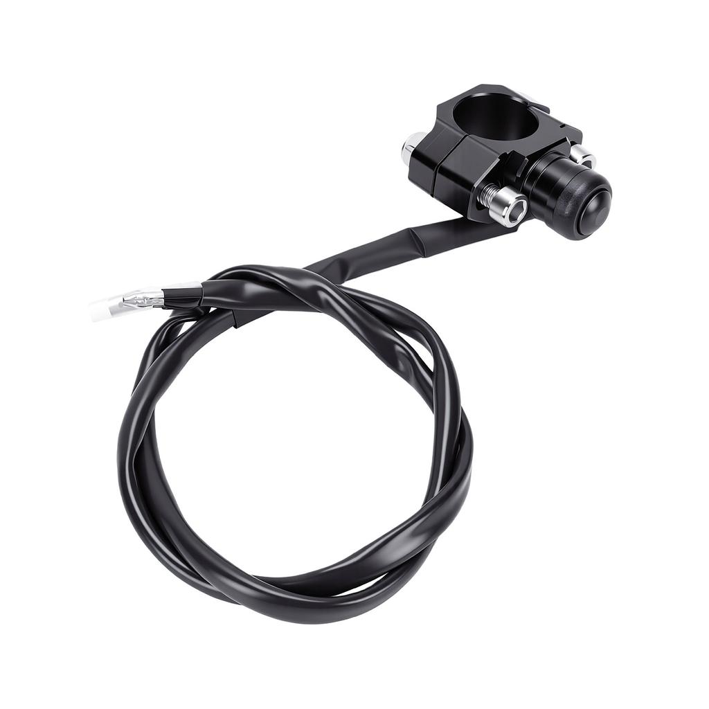 Dirt Bike Engine Stop Start Kill Button with Mounting Backplate CNC Replacement for CRF XR CR 125 230 250 300 450 650