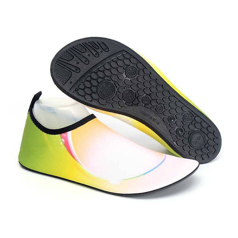 Тонкая подошва Парные пляжные туфли Обувь для ручья Плавание Рыбалка Дайвинг Кожа Йога — фото 4