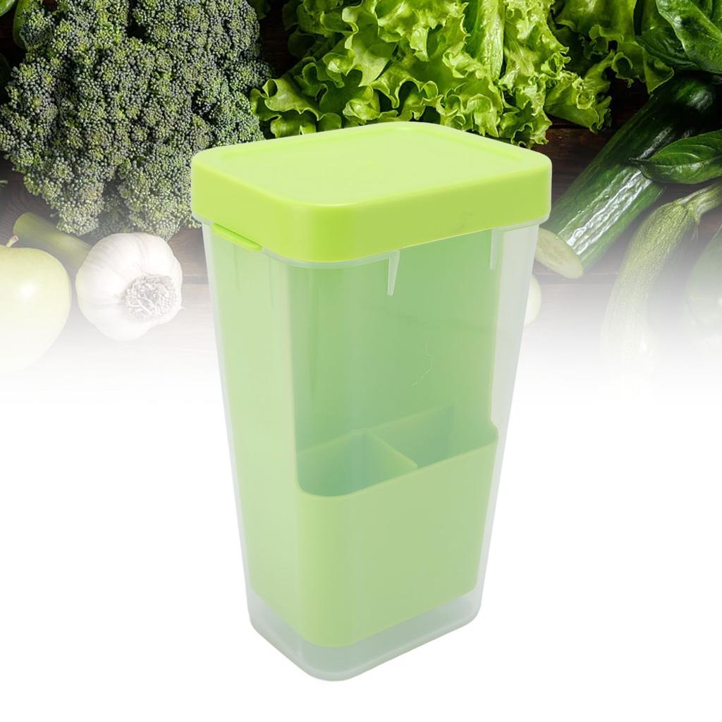 Cilantro Storage Container Plastic Transparent Reusable Easy To Clean Multipurpose Asparagus Container for Refrigerator Kitchen
