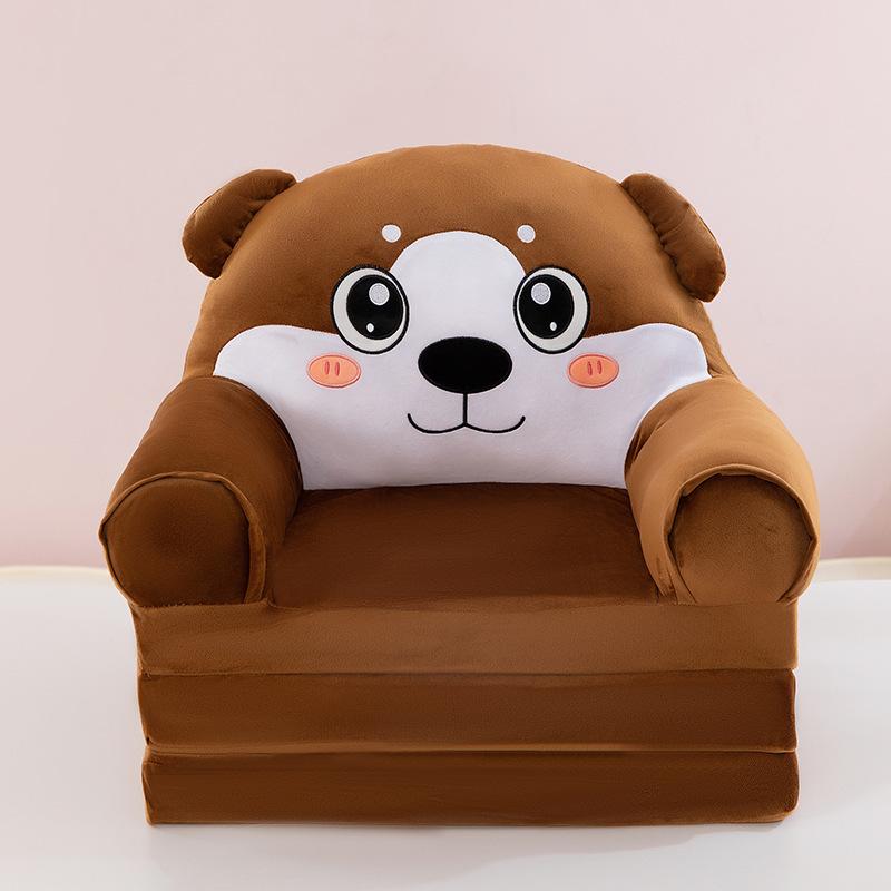 New Cartoon Three-Layer Children'S Folding Small Sofa, Sitting And Lying Down Multi-Functional Boys And Girls, Princess Sofa Lazy Seat Stool