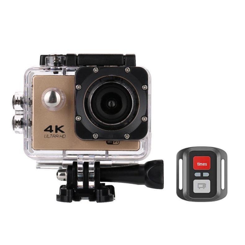 CrossD800R 4K HD Sports Camera with Remote, WiFi & Waterproof for Outdoor Cycling