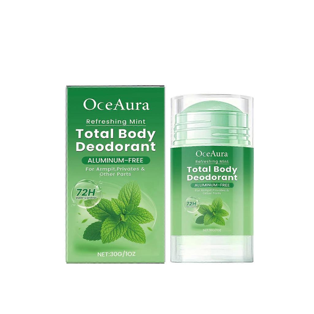 Oceaura Mint Body Care Stick Cleansing, Light Fragrance, Gentle And Refreshing, Controls Sweating And Removes Body Odor For Skin Care