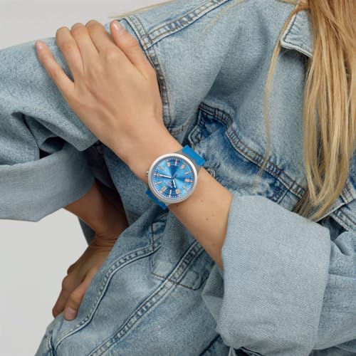 Swatch Blue In the Works SB07S115 Watch, Blue