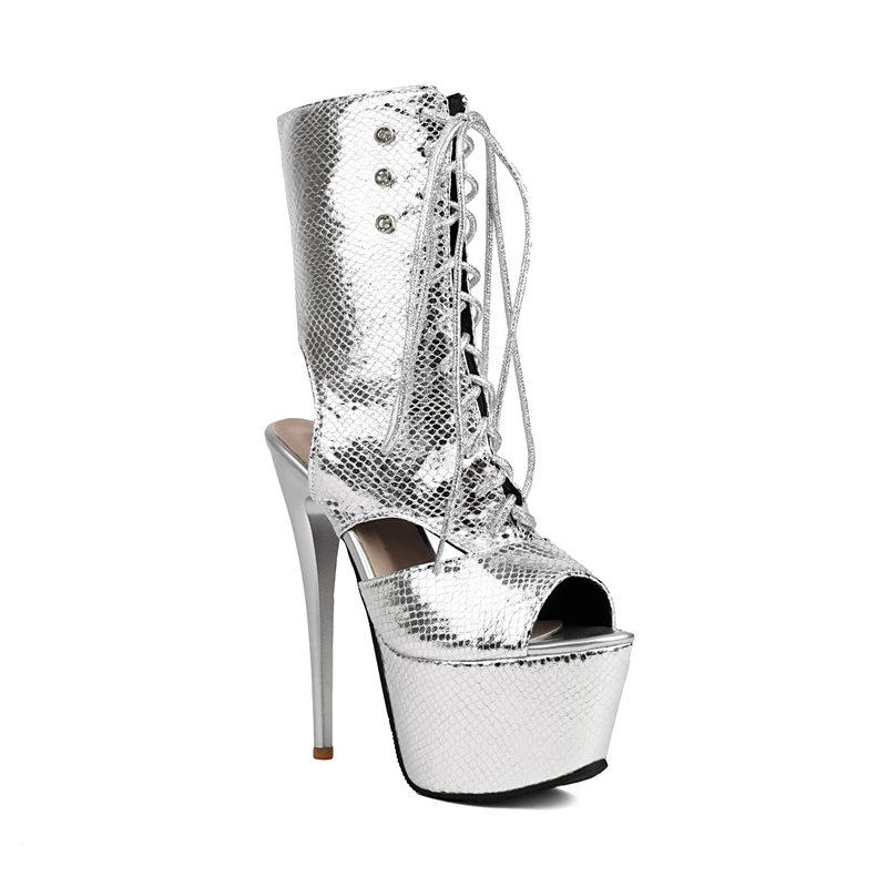 

Женские босоножки на высоком каблуке, весна-лето, сексуальные, в европейском и американском стиле, водонепроницаемые, на шпильке, большие размеры, римские сандалии 46