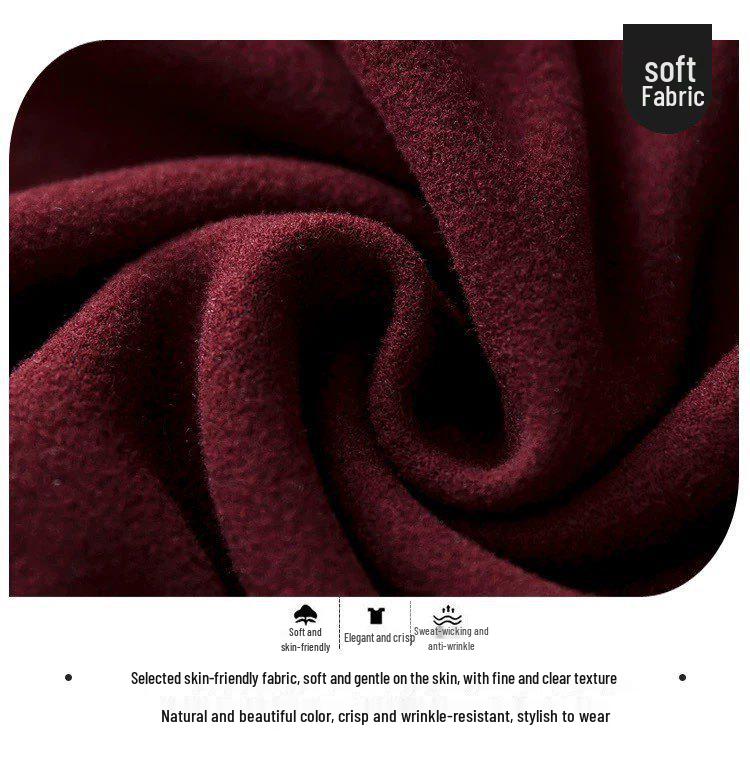 Women's Double-Sided German Fleece Turtleneck Top, Long Sleeve, 2026 Autumn/Winter, Stylish with Hot Drill Accents, Warm and Trendy.