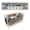 DIY Bluetooth Speaker Box Kit Small Electronic Sound Amplifier Transparent Case Set(12 Channels Spectrum Bluetooth