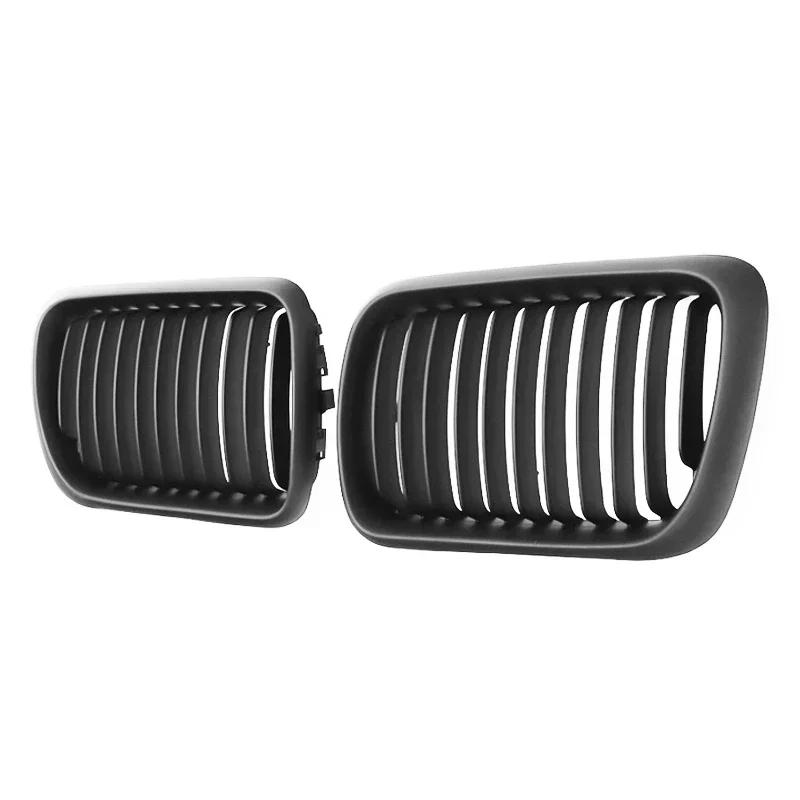For BMW 318i 323i 325i 320i 328i  1997 1998 1999  Matte Black ABS E36 Grille Front Replacement Hood Kidney Grill QCYZR1