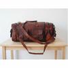 Reisetasche aus Leder, Weekender, große Sporttasche, Handgepäck für die Nacht