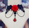 Vintage Choker Necklace Gothic Jewelry Necklaces & Pendants False Necklace