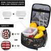 Mushroom Lunch Bag Portable Insulated Lunch Box for Women Men Reusable Leakproof  Cooler Thermal Lunchbox for Work Picnic Travel