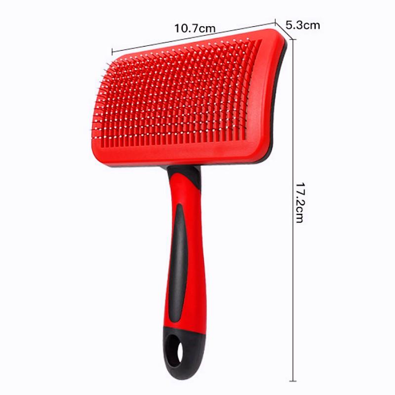 Dog Brush Massage Dogs Comb One Button Pet Hair Remover Self Cleaning Cat Brush Large Comb for Dog Grooming Brushes Pet Products