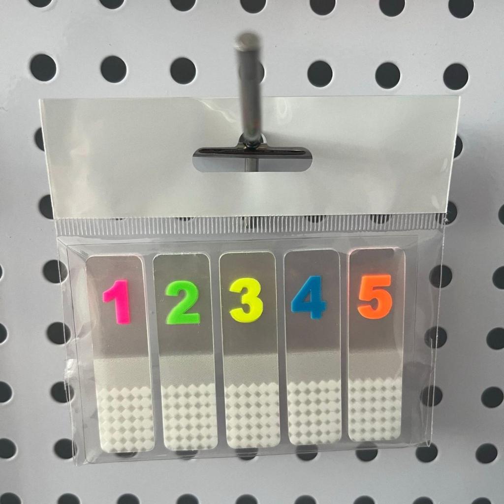 Transparent Sticky Note Strips: Fluorescent Color Arrows, Strong Adhesive, Reusable Index Stickers