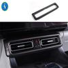 Wood Grain Auto Armrest Box Panel / Window Lift / AC Air Outlet Vent Decor Cover Trim Accessories For Trumpchi GAC GS8