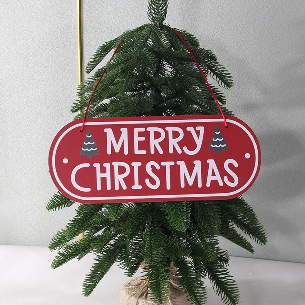 Creative Christmas Welcome Card DIY Christmas Sign Plaque New Christmas Pendant  Merry Christmas