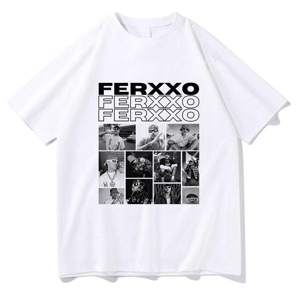 FerxxoCalipsis Tour 2026 T Shirt Hot Fashion Unisex Vintage Feid Ferxxo Sixdo T-Shirt Unisex High Quality Retro Cotton Tees Shirts