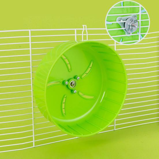 Yousheng Hamster Wheel Silent Rotatory Hamster Exercise Wheel Smooth Guinea Pig Running Round Wheel Pet Supplies