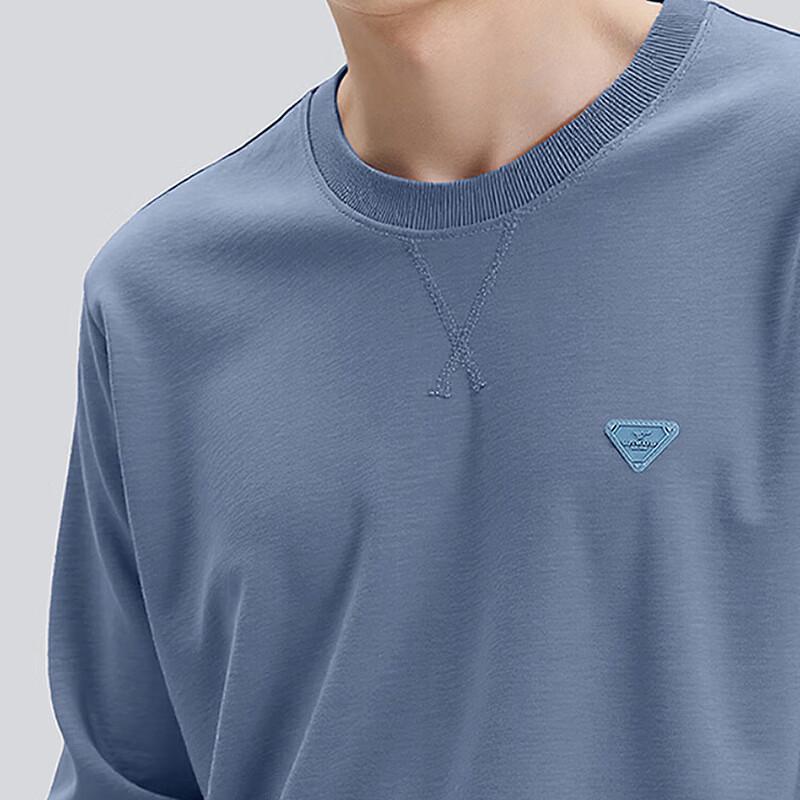 SEPTWOLVES Men's Cotton Blend Long Sleeve Crew Neck Sweatshirt