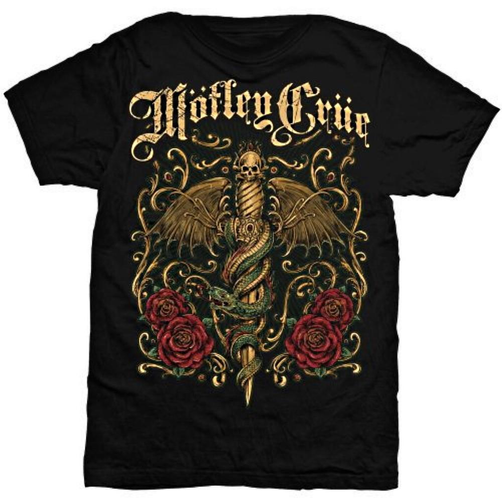 Motley Crue Dr. Feelgood Dagger T-Shirt XXXXL