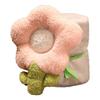 Creative Thickened Napping Blanket Warm Cozy Cover Blanket Multi-purpose Soft Flower Roll Blanket Dormitory