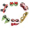 Christmas Glasses Glitter Party Glasses Frames Christmas Decoration Costume Glasses For Holiday Christmas Parties