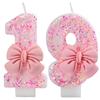 1Pc Bow Birthday Candles Birthday Parties Paraffin Candles Anniversary Celebrations Birthday Candles Sweet