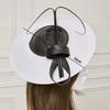 Headband Style Wide Brim Fascinator Elegant Sunscreen Hat Fashion Mesh Fascinator  Women’s