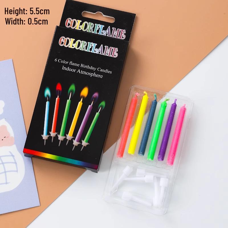 

Эксклюзивный набор свечей «Радужное пламя» для детского дня рождения - 0.7